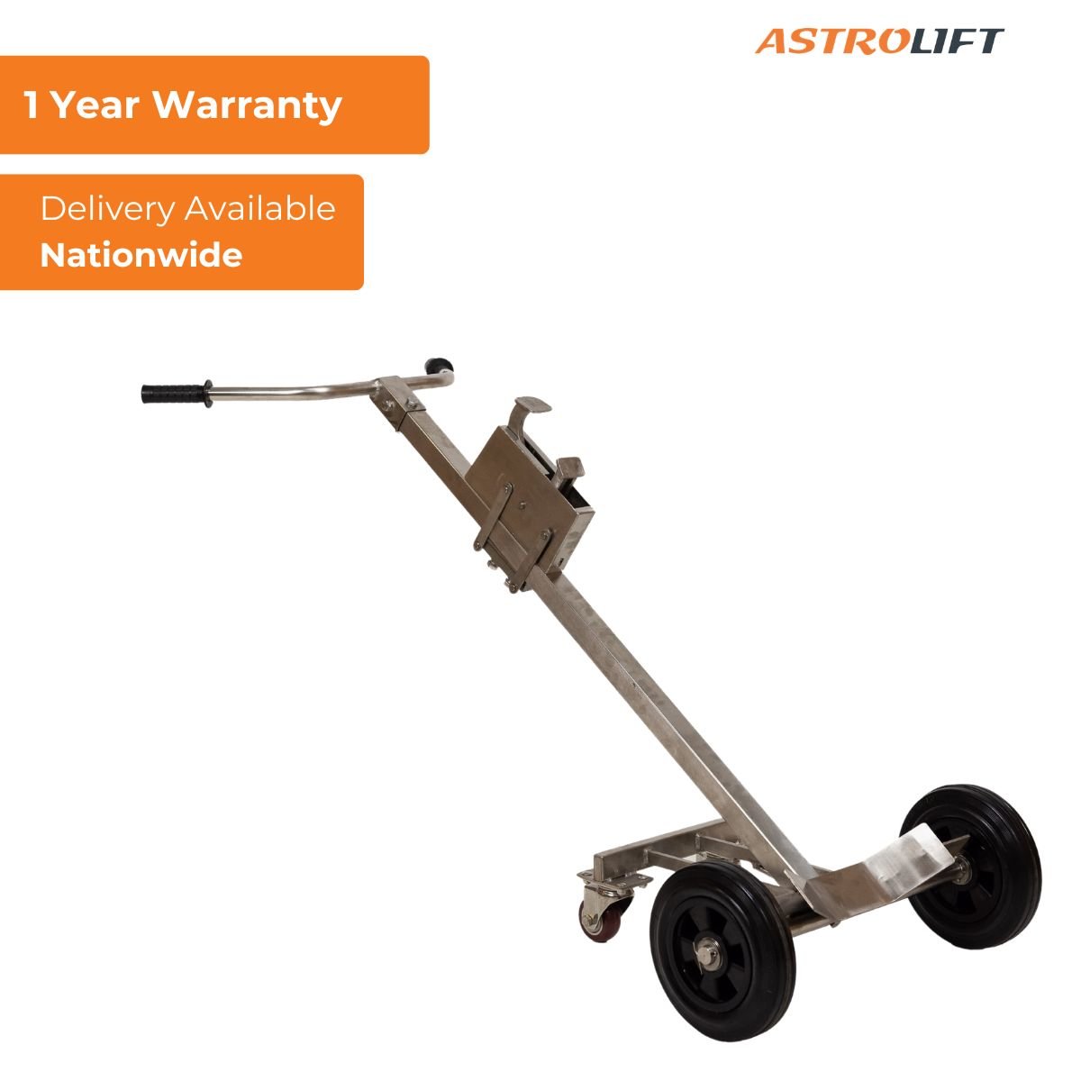 Buy Drum Trolley - Stainless Steel in New Products available at Astrolift NZ